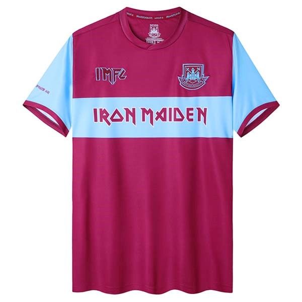 Camiseta Iron Maiden x West Ham Primera Equipo Retro
